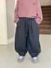 2025 Nuevo Invierno Estilo Coreano Pantalones de Terciopelo Gruesos para Niños Jeans Moda Versátil Sueltos de Alpaca