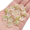 Vidro Transfronteiriço Tridimensional Furo Médio Flor de Cerejeira Artesanal DIY Pulseira Colar Joias Acessórios com Contas Acessórios de Contas Soltas
