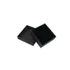En stock alta calidad vintage piel de vaca negra piel de vaca mármol universal caja de joyería pulsera collar anillo pendientes joyería