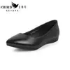 Zapatos de Mujer de Punta Aguda con Tacón Grueso para la Primavera de 2026, Zapatos de Trabajo para Mujer, Zapatos de Oficina de Cuero Suave de Boca Baja para Azafatas, Zapatos de Cuero