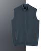 Chaleco de Cachemir para Hombre 100% Cachemir Puro Otoño e Invierno Nuevo Sin Mangas con Cremallera y Bolsillo Cárdigan Refinado Chaleco de Punto