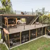 Diseño Nueva Estructura de Acero Casa Modular Renovación Casa Contenedor Hotel B&B Construcción Según la Demanda