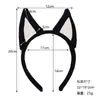Tiara de Animal para Halloween Orelhas de Cachorro Azuis Desenho Animado Tiara de Cachorro Adereços Convenção de Quadrinhos Acessório de Cabelo Verão Transfronteiriço