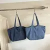 Bolsa de mano de mezclilla transfronteriza, bolso de hombro casual, gran capacidad, ligero, elegante, adecuado para estudiantes y viajeros, bolso de mano