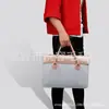 Bolsa para Laptop de Fieltro Directo de Fábrica Cremallera Maletín No Tejido Bolso de Mano para Hombre Simple y Elegante