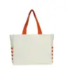 Bolsa de Lona Bolsa Personalizada Ecologicamente Correta Sacola de Compras Logotipo Estampado Personalizado Ombro Único Publicitária Corporativa Sacola de Compras Personalizada