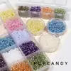 Mgb Creme Pulseira Colar Contas de Amendoim Brincos Artesanais DIY Joias Contas de Arroz Importadas Menina Fofa Fresco