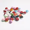 Sino de Natal doces duas cores alta pintura 2,5 cm pequeno sino DIY chaveiro pulseira decorações de Natal