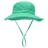 Sombrero de Pescador Transfronterizo Más Vendido para Hombres y Mujeres, Sombrero de Protección Solar de Color Puro, Juego de Playa al Aire Libre, Sombrero de Pescador para Montañismo de Granja