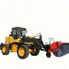 Suministros del Fabricante Cepillo Rodillo Quitanieves Montado en Vehículo, Carretilla Elevadora, Máquina Grande Quitanieves y Arado de Nieve para Carreteras, Máquina Quitanieves Modificada para Cargador
