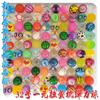 Pelota elástica de 32 mm al por mayor máquina gashapon bola especial juguete de dibujos animados para niños pelota saltarina Dinosaurio tarjeta de papel OTE sandía
