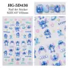 Pegatinas Lindas de Uñas de Stitch 5D en Relieve Tridimensional Angelical Infantil Stitch Pegatinas para Uñas DIY Modelo Hg