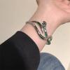 Pulsera Súper Hada Serpiente Personalidad Spice Girls Pulsera Ins Slytherin Serpiente Verde Nicho Pulsera Serpiente Fría Alta Calidad Pareja