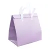 Bolsa Térmica Desechable para Llevar, Bolso de Mano No Tejido con Papel de Aluminio para Pasteles Comerciales y Té de Leche para Llevar, Bolsa de Embalaje Engrosada