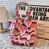Bolsas de Mano Tejidas Populares Japonesas y Coreanas Cuidadosamente Seleccionadas, Bolsos de Trabajo Portátiles, Bolsos Tote de Gran Capacidad, Bolsos Cuadrados Pequeños para el Viaje Diario