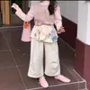 Camiseta Súper Linda de Manga Larga para Niña 2026 Nueva Elegante Rosa Adorable Atuendo de Otoño Camiseta Básica para Niñas en Otoño
