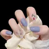 Uñas postizas de ballet para llevar, de venta caliente, cortas, medianas y largas, con impresión, se pueden diseñar con dibujos y muestras
