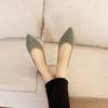 Fornecimento direto de fábrica Sapatos Individuais Femininos 2020 Primavera Nova Casual Boca rasa pontiaguda plana Slip-on Nurse Bean Shoes Maré