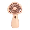 Ventilador de mano pequeño silencioso de viento de verano, mini ventilador eléctrico portátil recargable por USB, regalo para niños, logotipo impreso