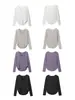 Tai Le Star Sports Sombra de Bambú de Brisa Manga Larga Otoño 2026 Nuevo Transfronterizo Exterior Cuello Henley Transpirable Camiseta Top