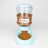 Alimentador e Dispensador de Água Gravitacional para Pets 3.8L Tigela para Cães e Gatos PP+PET Leve Resistente Ecológico Base Antiderrapante