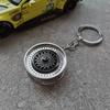 Modificación de coche BBS modelo de simulación de tapa de cubo de rueda llavero bajo hellaflush colgante para llave de coche