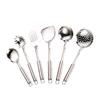 Cuchara de sopa de acero inoxidable 304, juego de cucharas espátula, utensilios de cocina, juego de utensilios de cocina resistente a altas temperaturas, suministros para el hogar y el hotel.