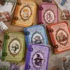 Paquete de Pegatinas para Mascotas Yiniao Serie El Mago del Tiempo Materiales de Decoración para Diario Retro 30 Hojas en 6 Diseños