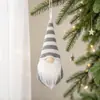 1 Pieza Decoraciones Navideñas Mingguan Creativo Colorido Tejido Hombre Viejo Sin Rostro Navideño Adorno Colgante Gnomo Colgante Decoración