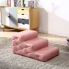 Escada para cachorro de estimação degrau de esponja estrutura de madeira cama embutida escada tapete para cães pequenos e médios cachorro escalando cachorro