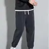 Pantalones de pana para hombre del fabricante original, marca de moda trendy estilo Hong Kong para otoño e invierno, pantalones largos casuales holgados, deportivos talla grande