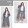 140g Moda japonesa y coreana transpirable EVA para adultos, una pieza, camisa larga, impermeable para exteriores, equitación, viajes, impermeable no desechable