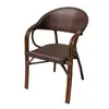 Balcón Exterior Silla de Ratán Juego de Tres Piezas Muebles de Patio y Jardín Mesa y Silla de Ratán PE Combinación de Mesa y Silla de Ratán para Ocio al Aire Libre