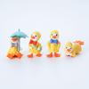Capa de Chuva Criativa Legal Pato Branco Decorações DIY Acessórios de Saco Surpresa Micro Paisagem Mini Decorações de Mesa para Carro