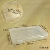 Caja Vacía de Plástico Rectangular Transparente Caja de Embalaje para Piezas de Joyería Almacenamiento de Tornillos para Herramientas Caja Ajustada Caja de Exhibición de Muestras