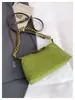 Elegante bolso pequeño retro para mujer, nuevo bolso de hombro esmerilado de moda 2025, bolso cruzado de cadena de gran capacidad