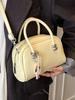 Primavera y Verano Popular de Alta Gama Simple Portátil Bolsa de Almohada para Mujer Moda Casual Coreana para Viaje al Trabajo Hombro Cruzado