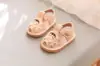 Sandalias Lindas de Dibujos Animados Estilo Coreano con Punta Cerrada para Bebés y Niños Pequeños, Zapatos de Verano Transpirables de Suela Suave Antideslizantes para Niños y Niñas