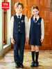 Conjunto de uniforme escolar para niños, uniforme de clase para escuela primaria, atuendo unisex para actuación coral, vestido de graduación de jardín de infantes, atuendo para actuación de recitación