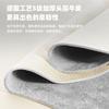 Cama de Cuero Jihe Lujo Ligero Simple Nórdico ins Estilo Crema Capa Superior Cuero Vacuno Cama de Boda Moderna Doble Dormitorio Principal Cama Grande