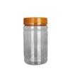 Botella de plástico transparente de boca ancha para mascotas, personalizada de fábrica, de 300 ml, de 300 g, pequeña y transparente