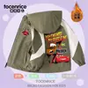 Chaqueta de Esquí para Niños con Forro de Felpa Cars Rayo McQueen Mate Bloque de Color con Capucha Ropa Exterior Gruesa de Otoño/Invierno para Niños