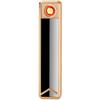 Encendedor de cigarrillos largo Focus YQ060, encendedor de carga USB, a prueba de viento, regalo publicitario, portátil y compacto