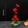 Decoración de Plato de Sashimi Estilo Occidental de Hotel con Bordes Florales, Adorno de Plato Creativo, Adornos Artísticos para Platos Fríos