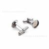 Venta al por mayor de fábrica gemelos de acero inoxidable tiempo de soldadura base de gema 8~18 gemelos de gema soporte vacío accesorios de joyería DIY