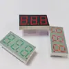 Tubo Digital de 3 LEDs Dígito 0,8600000000000001 polegada Dígito Cola Verde Luz Verde Superfície Cinza Tubo Digital Tubo Digital LED Display