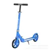Patinete para Adultos Niños Adolescentes Ruedas Grandes Patinete Plegable Pedal de Pie Patinete para Commuter con Freno de Mano