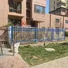 Cerca de Aço Galvanizado para Parque Guarda-corpo de Ferro Forjado Cerca de Pátio Cerca Escolar Fábrica Casa Corrimão de Isolamento Guarda-corpo de Aço Galvanizado