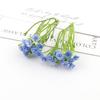 Flor de imitación trigémina gipsófila de bebé accesorios diy hechos a mano a juego ropa accesorios para el cabello decorativos florales accesorios para sesión de fotos