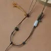 Cordón de cuero encerado para collar, cordón trenzado impermeable, cordón para colgar colgante de oro, correa para el cuello, hebilla de seguridad, cordón para colgar colgante de jade de Buda ámbar